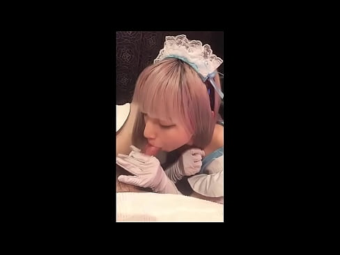 ❤️ Japanese Idol [mayuka], French maid costume, part 1, blowjob and jerk off with lotion Kanema wolaula pa ife ❌
